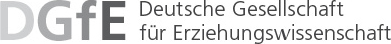 Logo der "Deutschen Gesellschaft für Erziehungswissenschaft (DGfE)"